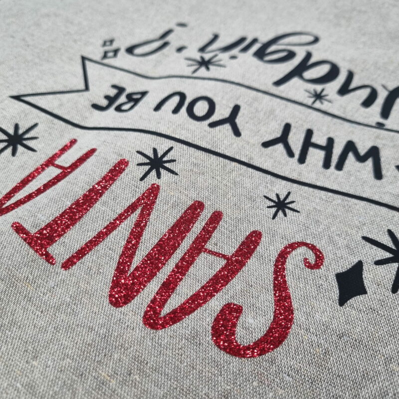 Santa Why You Be Judgin? Tygkasse - återvunnen bomull - Bild 5