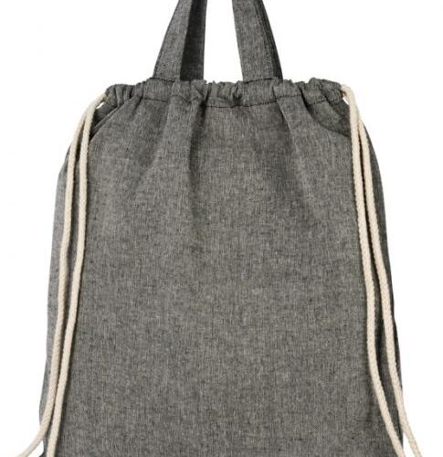 Gympapåse med handtag - återvunnen bomull