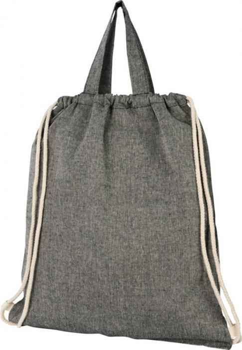Gympapåse med handtag - återvunnen bomull
