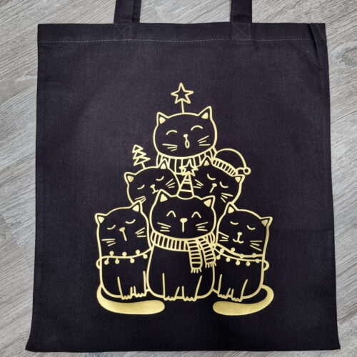 Meow Christmas Tygkasse