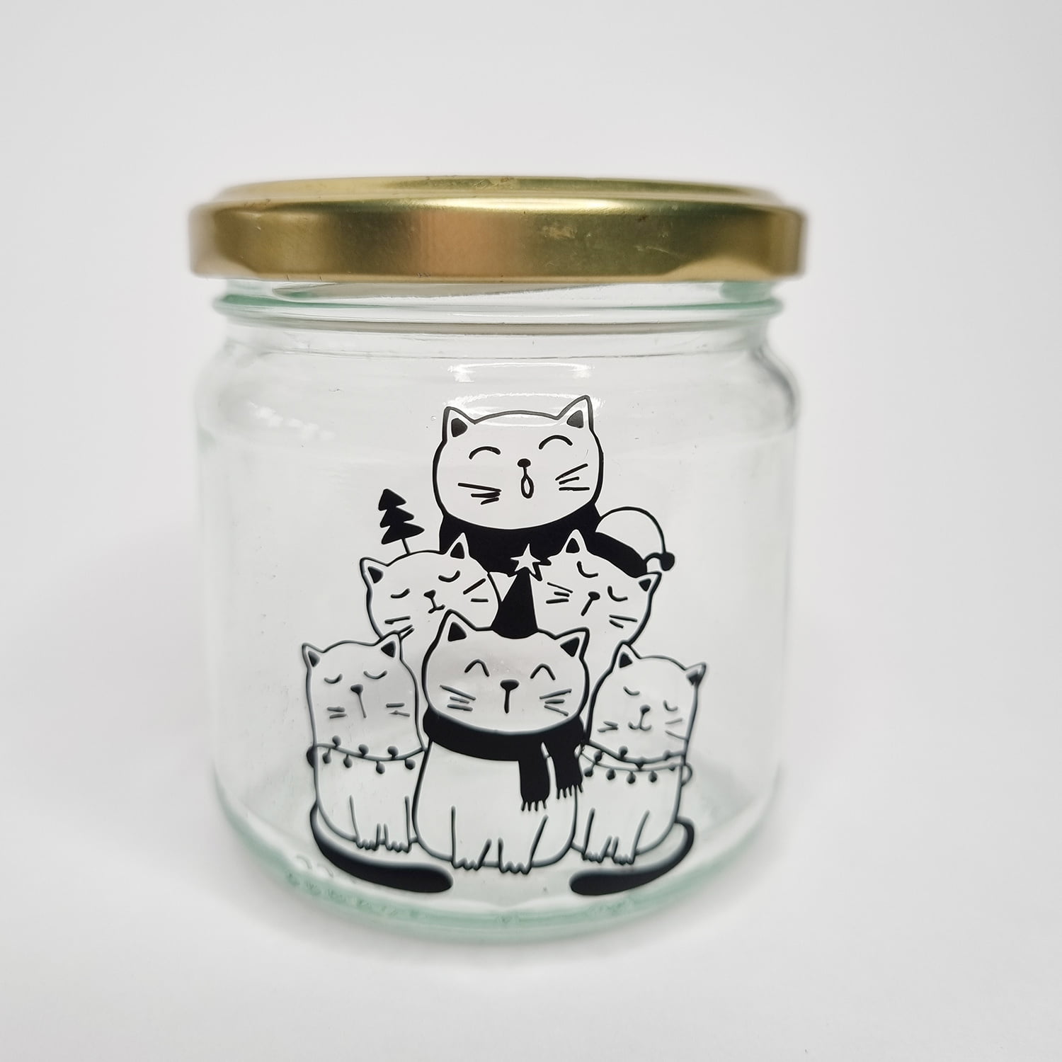 Meow Christmas glasburk