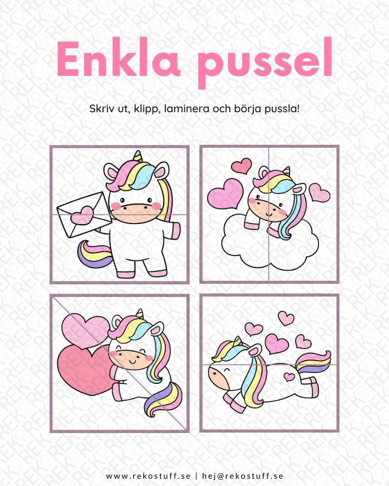 Söta & enkla pussel - Bild 2