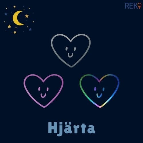 Hjärta reflexfigur