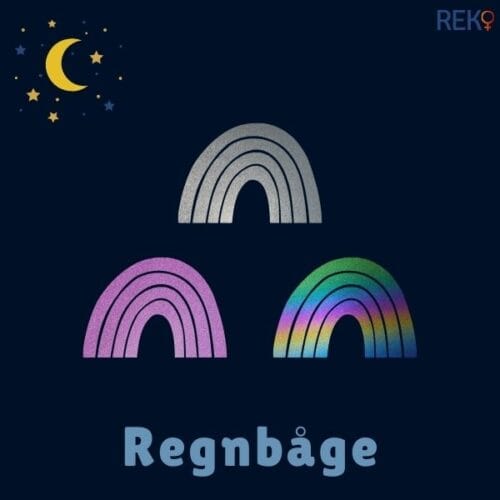 Regnbåge reflexfigur