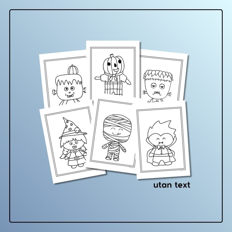 Målarbilder Halloween - Bild 2