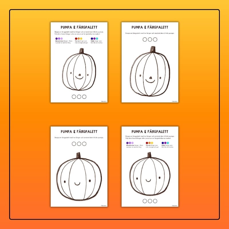 Pumpa & färgpalett - Bild 2