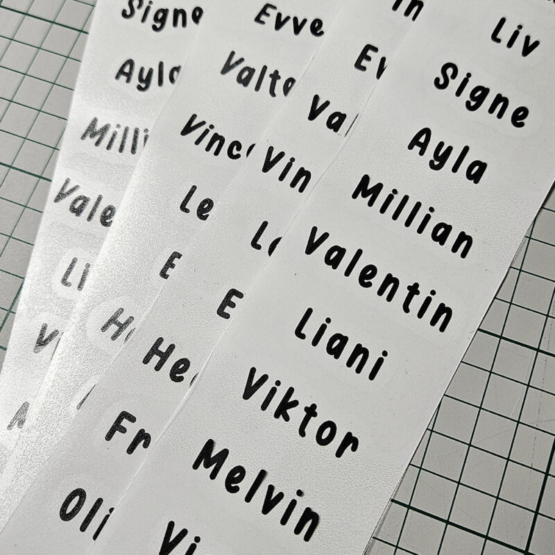 Dekal egen text (enfärgad) - Bild 2